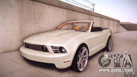 Ford Mustang 2011 Convertible for GTA San Andreas