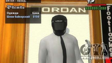 Black Helmet for GTA San Andreas