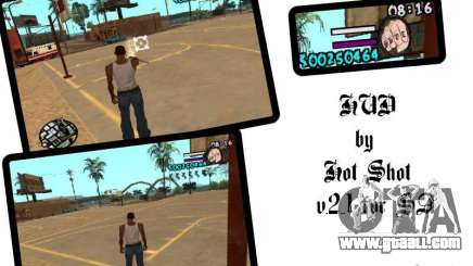 HUD by Hot Shot v2.1 for GTA San Andreas