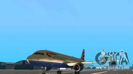 Airbus A320 British Airways for GTA San Andreas
