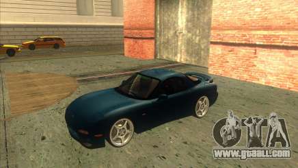 Mazda RX 7 turquoise for GTA San Andreas