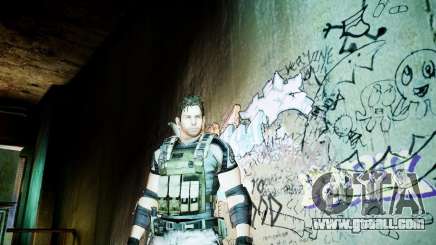 Chris from Resident Evil 5 for GTA 4