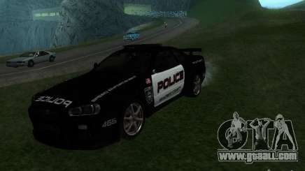 Nissan Skyline R34 Police for GTA San Andreas