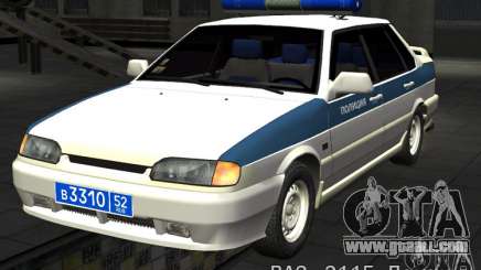 VAZ 2115 PPP Police for GTA San Andreas