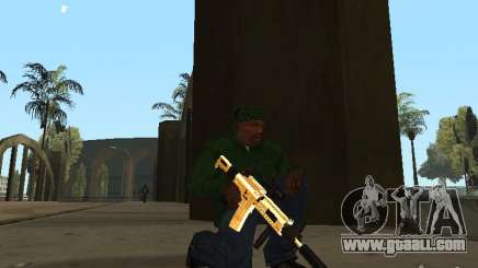 Pak Golden weapons for GTA San Andreas