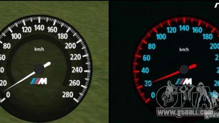 New BMW speedometer for GTA San Andreas