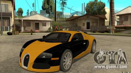 Bugatti Veyron v1.0 for GTA San Andreas