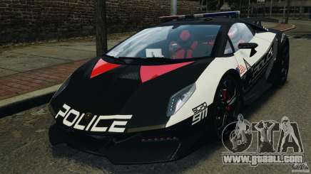 Lamborghini Sesto Elemento 2011 Police v1.0 RIV for GTA 4