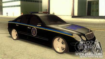 MERCEDES BENZ E500 w211 SE Police Ukraine for GTA San Andreas