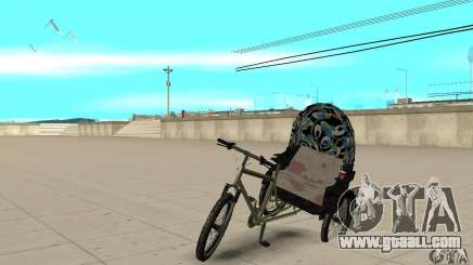 Manual Rickshaw v2 Skin3 for GTA San Andreas