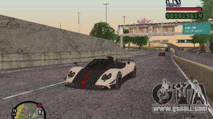Pagani Zonda Cinque Roadster V2 for GTA San Andreas