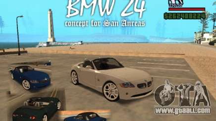 BMW Z4 white for GTA San Andreas