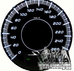 Speedometer IV (Skin 10) for GTA 4