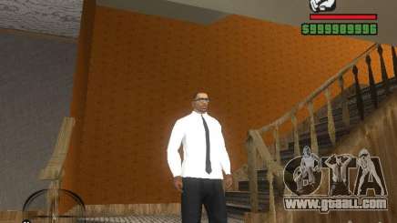 Dress shirt with tie for GTA San Andreas