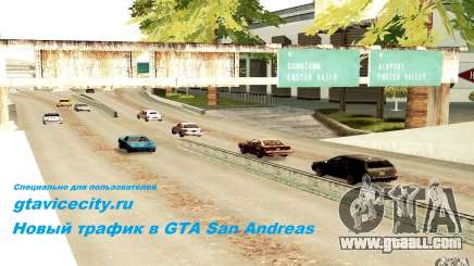 A new algorithm for car traffic for GTA San Andreas