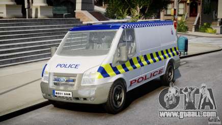 Ford Transit Polish Police [ELS] фургон for GTA 4