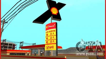 New Shell gas station for GTA San Andreas