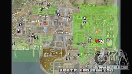 New map icons for GTA San Andreas