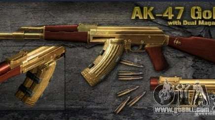 [Point Blank] AK47 Gold for GTA San Andreas