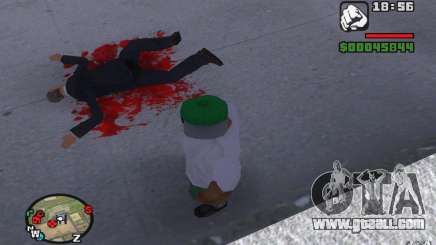 Real blood for GTA San Andreas