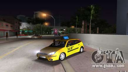 Ford Focus TAXI cab for GTA Vice City
