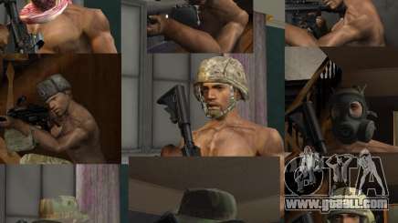 Hats of Call of Duty 4: Modern Warfare for GTA San Andreas