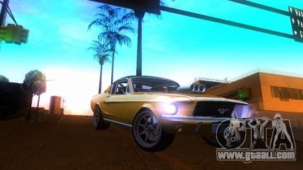 Ford Mustang 1967 GT Tuned for GTA San Andreas