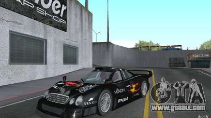 Mercedes-Benz CLK GTR road version (v2.0.0) for GTA San Andreas