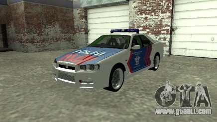 Nissan Skyline Indonesia Police for GTA San Andreas