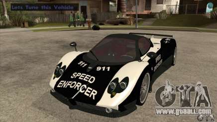 Pagani Zonda F Speed Enforcer BETA for GTA San Andreas