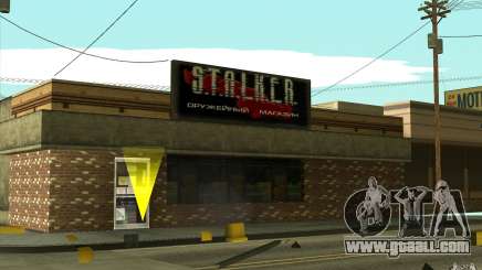 Weapon shop S. T. A. L. k. e. R for GTA San Andreas