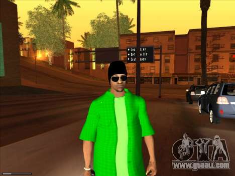 New skin Groove st. for GTA San Andreas