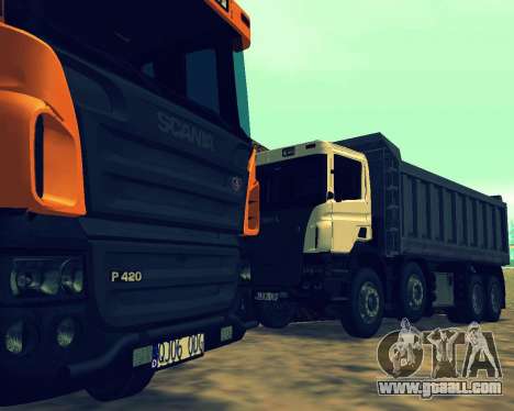 Scania P420 8X4 Dump Truck for GTA San Andreas