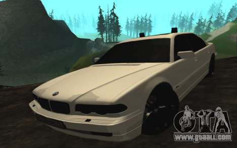 BMW 750iL E38 with flashing lights for GTA San Andreas