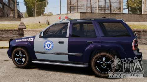 Chevrolet Trailblazer 2002 Massachusetts Police for GTA 4