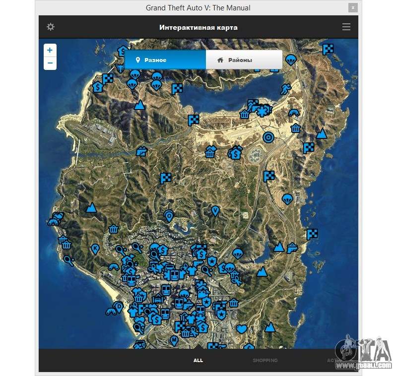 Game map from Grand Theft Auto 5  Grand theft auto, Grand theft