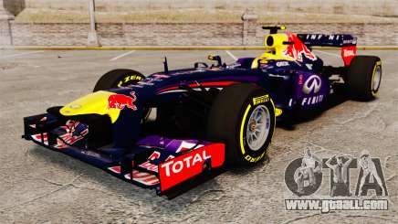Car, Red Bull RB9 v5 for GTA 4