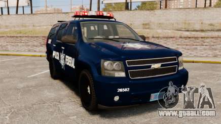 Chevrolet Tahoe 2007 De La Policia Federal [ELS] for GTA 4