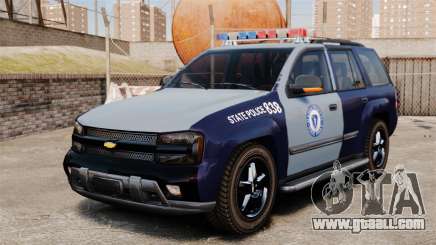 Chevrolet Trailblazer 2002 Massachusetts Police for GTA 4