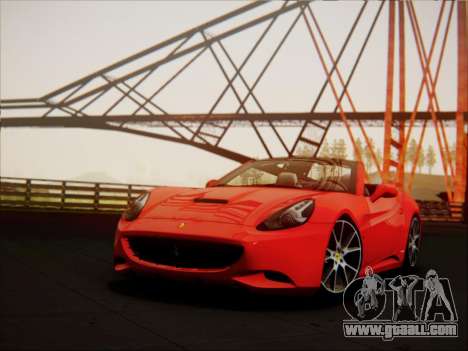 Ferrari California 2009 for GTA San Andreas