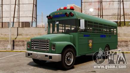 The prison bus, New York City for GTA 4