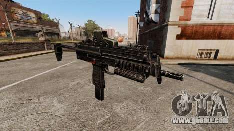 HK MP7 submachine gun v2 for GTA 4