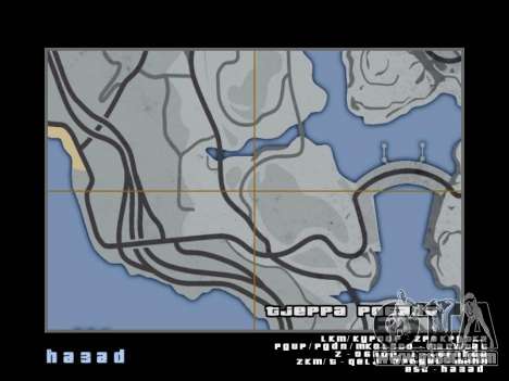 Map in the style of GTA 5 for GTA San Andreas