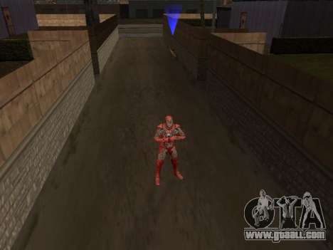 Impact of iron man on Earth for GTA San Andreas