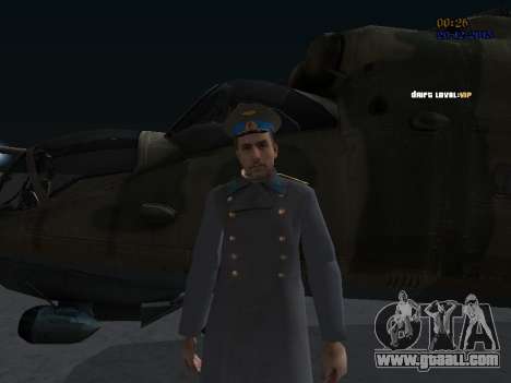 Colonel General of the Soviet air force for GTA San Andreas