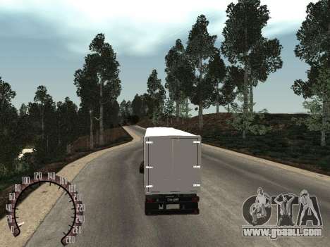 Nefaz 93344 snow trailer for GTA San Andreas