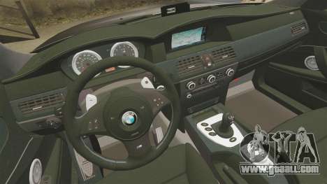 BMW M5 E60 Metropolitan Police Unmarked [ELS] for GTA 4