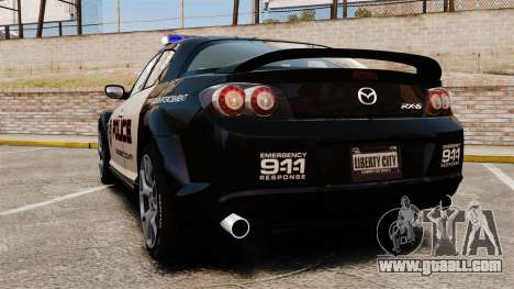 Mazda RX-8 R3 2011 Police for GTA 4