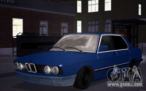 BMW 5-er E28 Tramp for GTA San Andreas