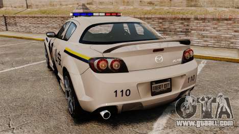 Mazda RX-8 R3 2011 Police for GTA 4